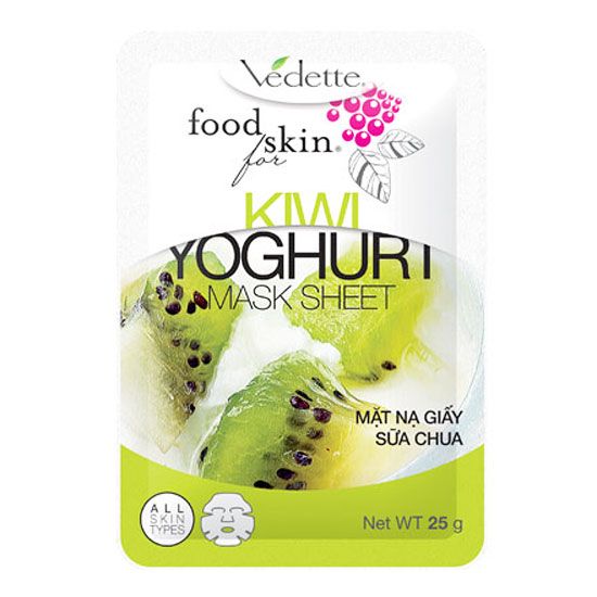 Mặt nạ sữa chua Vedette 25g - Kiwi