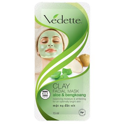 Mặt nạ đất set Vedette 15ml - nha đam