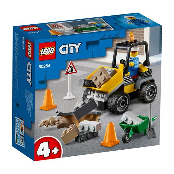 Đồ Chơi Lego City Xe Xúc Lật Sửa Chữa Đường 60284