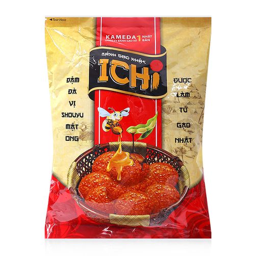 Bánh Gạo Nhật Ichi Vị Mật Ong Kameda Gói 100g