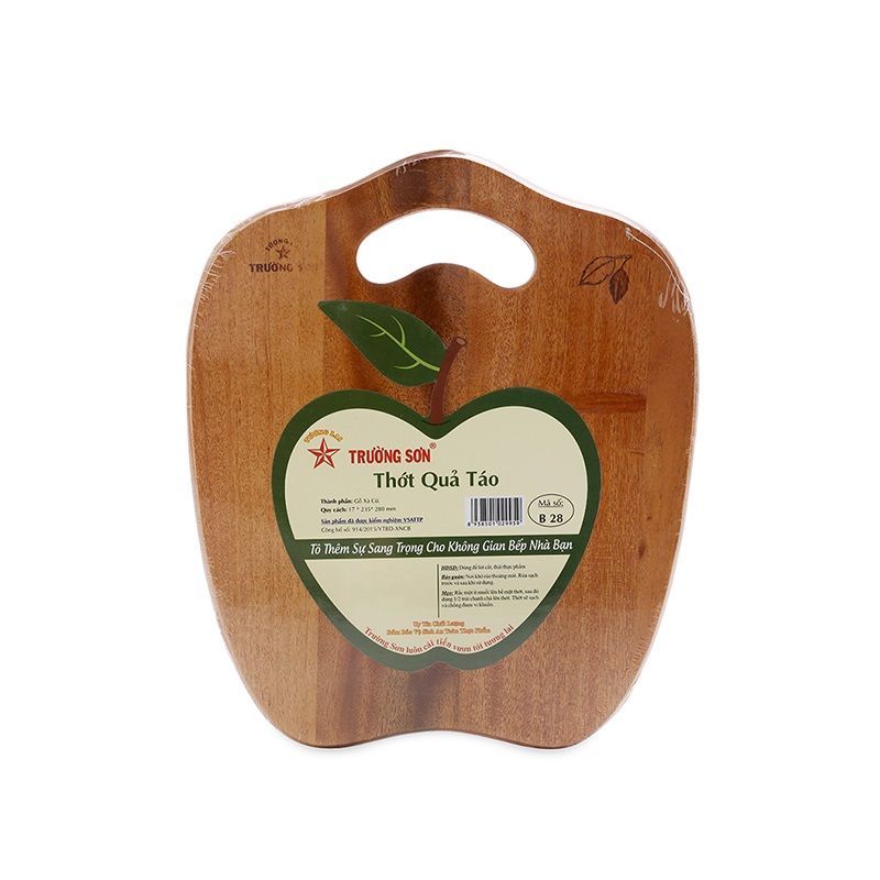 GF-THỚT QUẢ TÁO CAO SU 28CM-TRƯỜNG SƠN