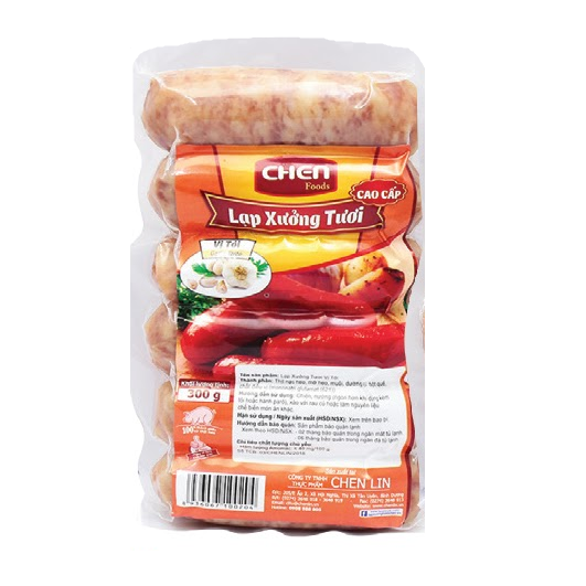 Lạp Xưởng Tươi Vị Tỏi 300G CHENLIN