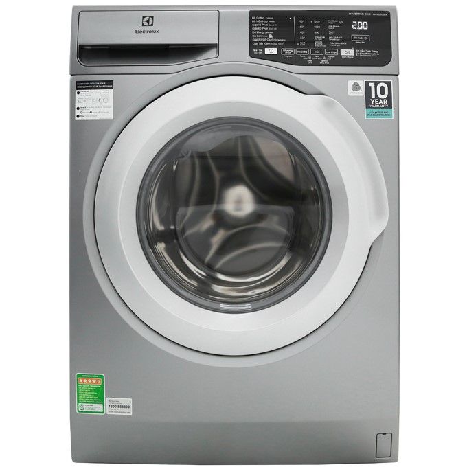Máy Giặt Electrolux Inverter 8 KG - EWF8025CQSA 2018