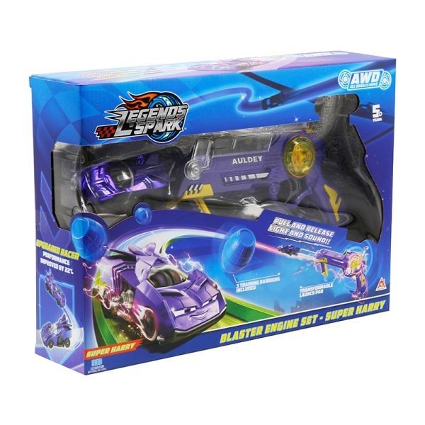 Đồ Chơi Legend Spark Bộ Xe Đua Và Bệ Phóng Cao Cấp Harry Thần Tốc YW222022