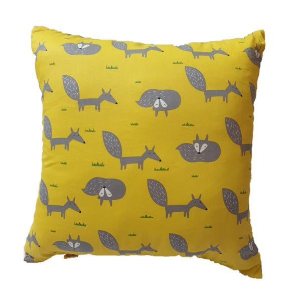 Gối Tựa Cotton 45x45cm (Giao màu ngẫu nhiên)