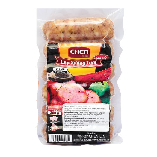 Lạp Xưởng Tươi Vị Tiêu 300G CHENLIN