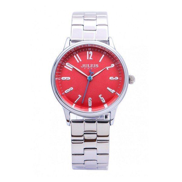 Đồng Hồ Julius JU1048 JA-859 (Bạc Mặt Đỏ)