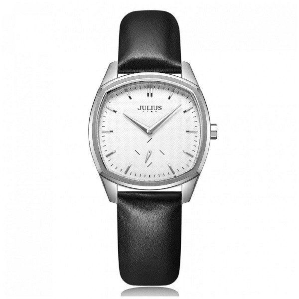Đồng Hồ Nữ Màu Đen Mặt Trắng Julius Star JS-014LA