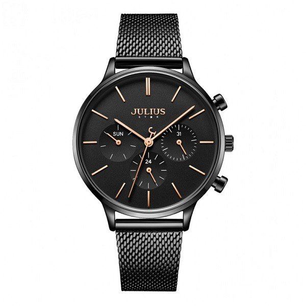 Đồng Hồ Nữ Màu Đen Julius Star JS-005D