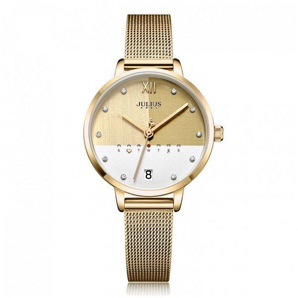 Đồng Hồ Nữ Julius JA-1100B (Vàng)