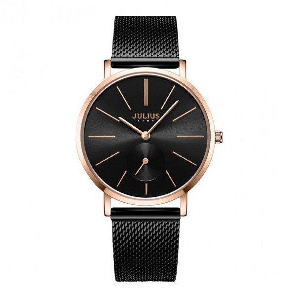Đồng Hồ Nữ Màu Đen Julius Star Saphire JS-022D