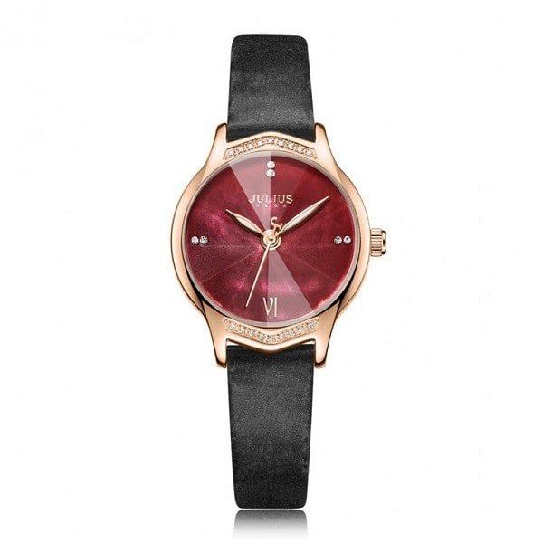 Đồng Hồ Nữ Julius JA-1155E (Đen)