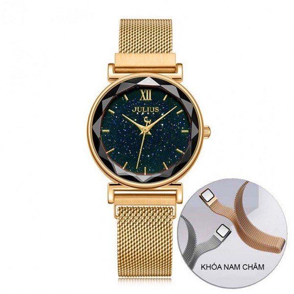 Đồng Hồ Nữ Julius JA-1172A (Vàng)