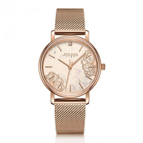 Đồng Hồ Nữ Julius Star JS-033A (Đồng)