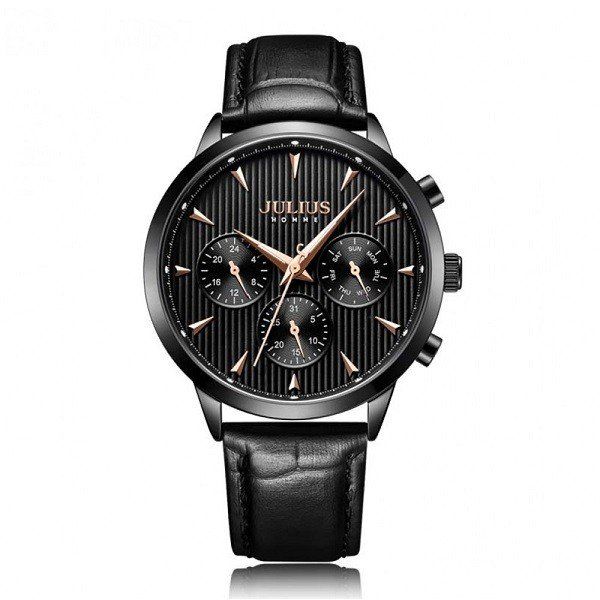 Đồng Hồ Nam Julius JAH-107D (Đen)