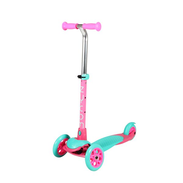 ZYCOM 205-368 Xe trượt 3 bánh xanh cổ vịt hồng