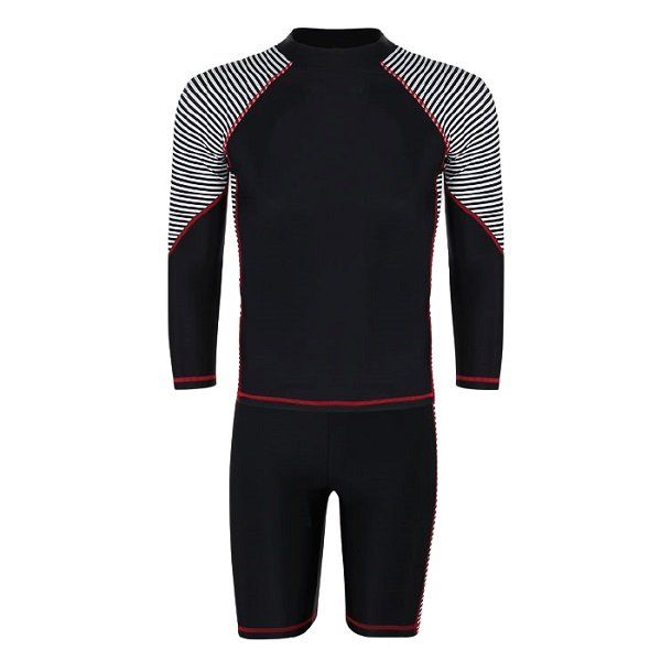 Bộ Bơi Nam Lan Hạnh Hai Mảnh Short TD Màu Đen 1 21088 (Store 5703)