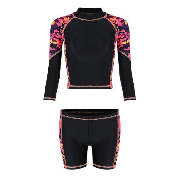 Bộ Bơi Bé Trai Lan Hạnh Hai Mảnh Short TD Màu Đen 2 21089 (Store 5703)