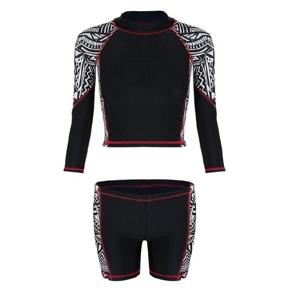 Bộ Bơi Bé Trai Lan Hạnh Hai Mảnh Short TD Màu Đen 3 21089 (Store 5703)