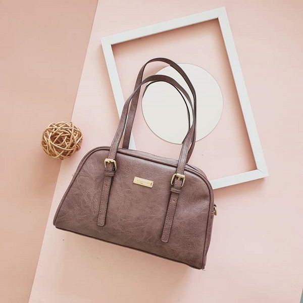 Túi Trống 2 Quai Màu Ruốc Tím Verchini TFV05 (Store 1001)