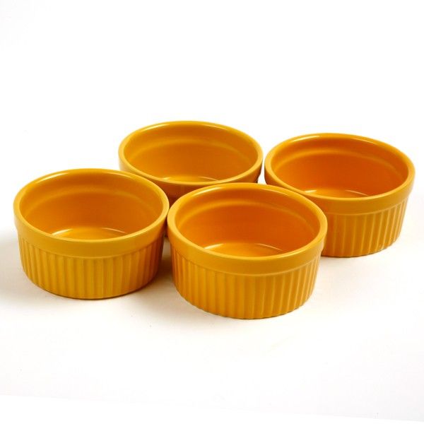 KHUÔN LÀM BÁNH LOẠI NHỎ TRÒN RAMEKIN YELLOW
