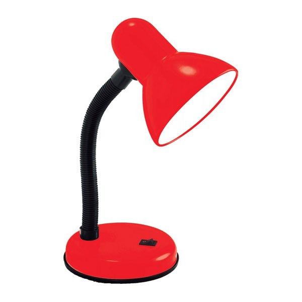 Đèn Bàn Đq Dkl03 Bw (Chóa Sắt, Đỏ Đen, Bóng Warmwhite)