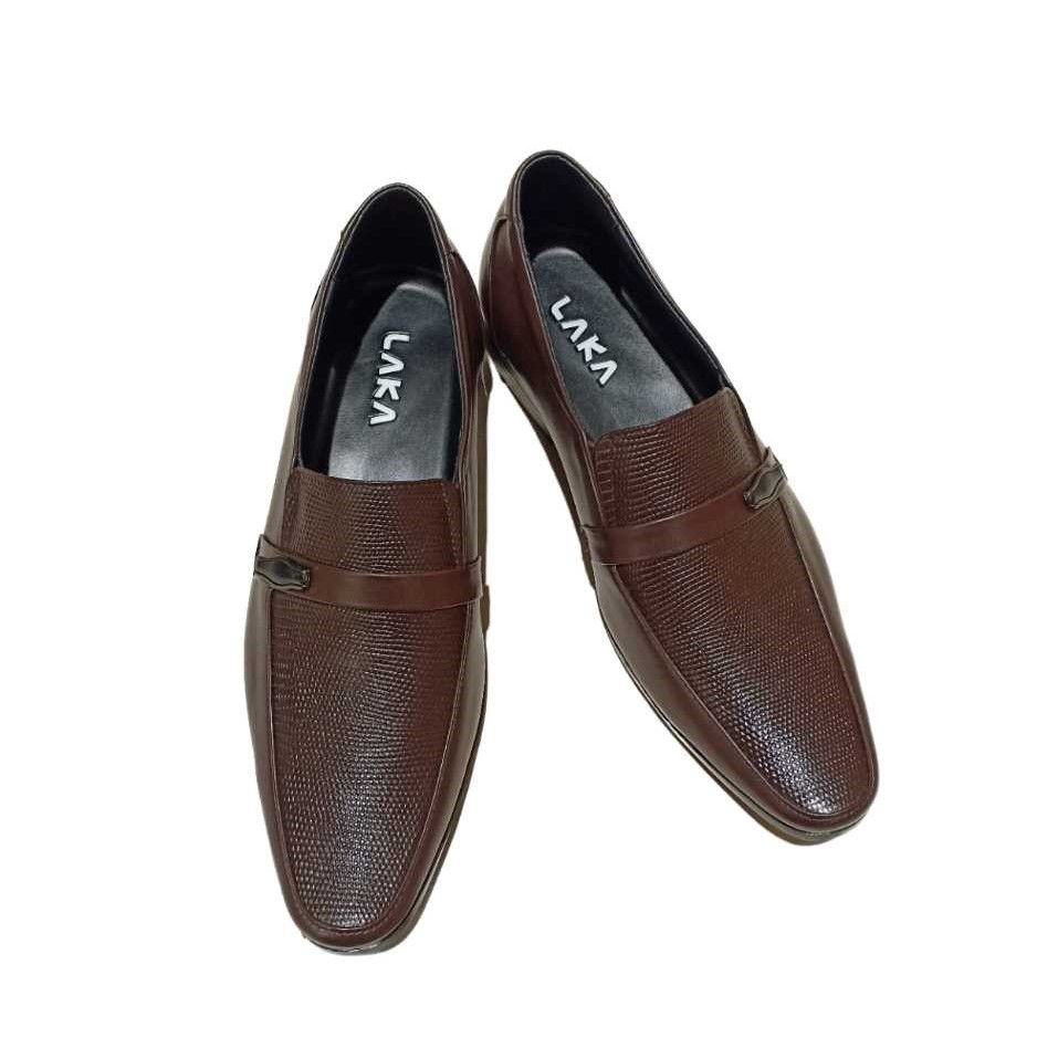 Giầy Tây Nam Laka GLK0182 - Nâu