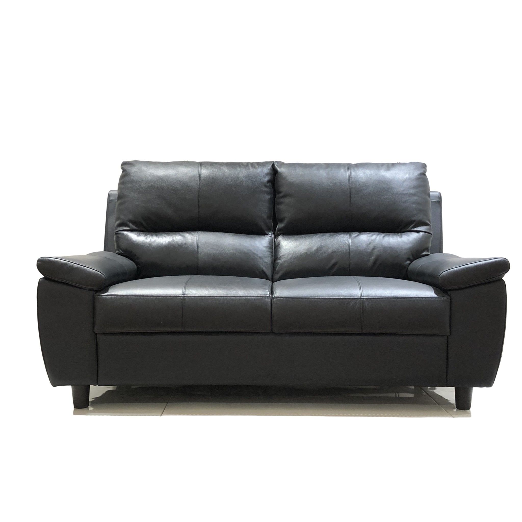 Sofa Da Verona 2P - Đen
