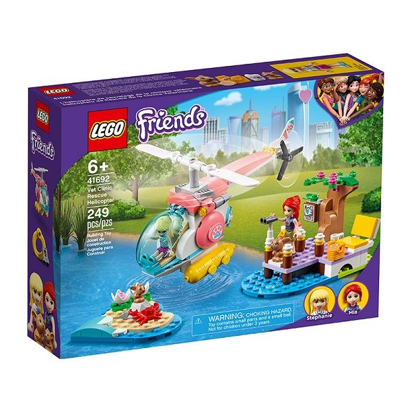 Đồ Chơi Lego Friends Trực Thăng Giải Cứu Thú Cưng 41692