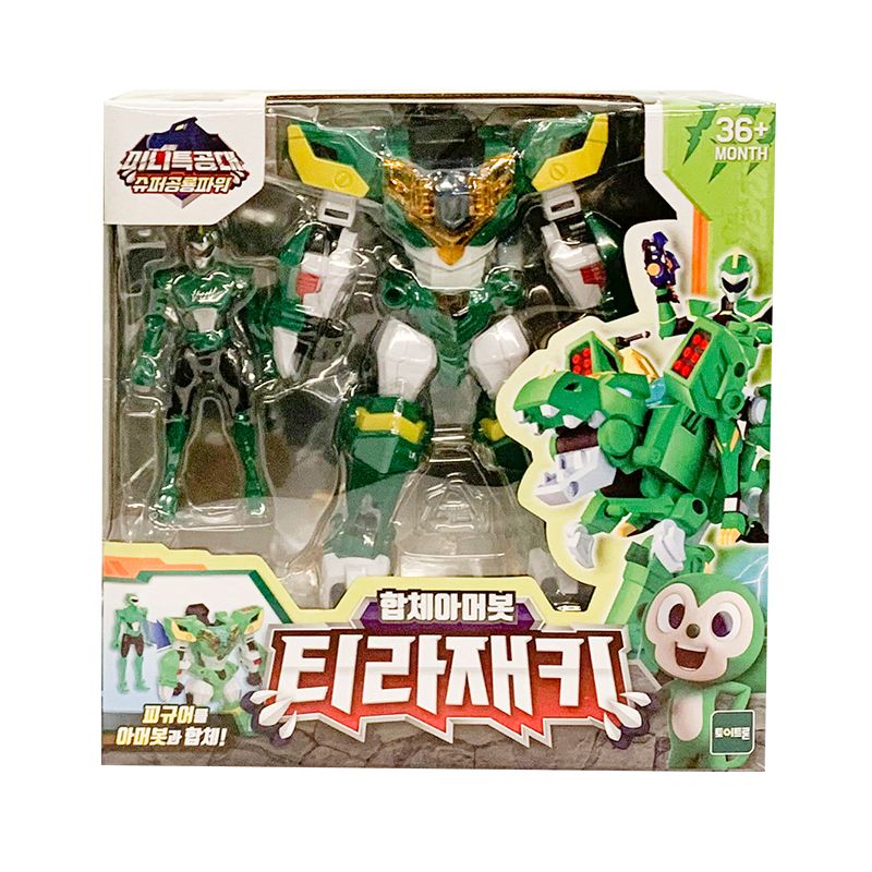 Đồ Chơi Miniforce Robot Siêu Khủng Long T-Rex Tên Lửa Cùng Siêu Nhân Jacky Nha 304043