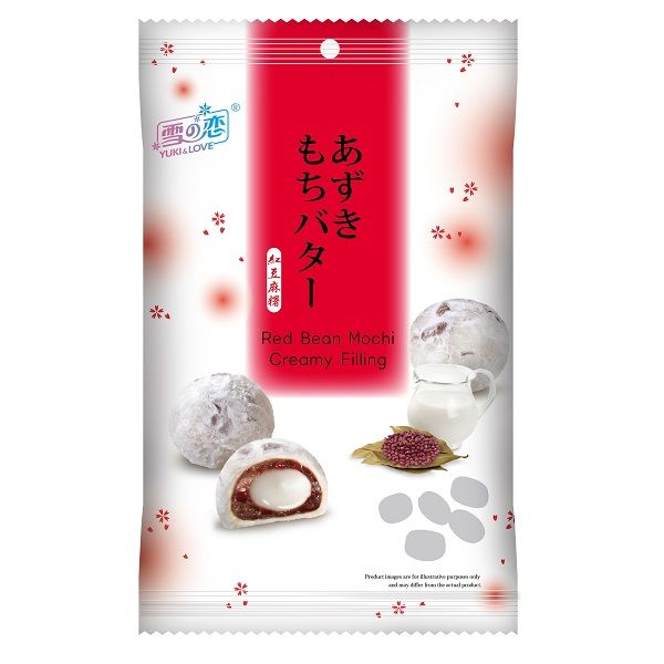 Bánh Mochi Đậu Đỏ Nhân Kem 120g