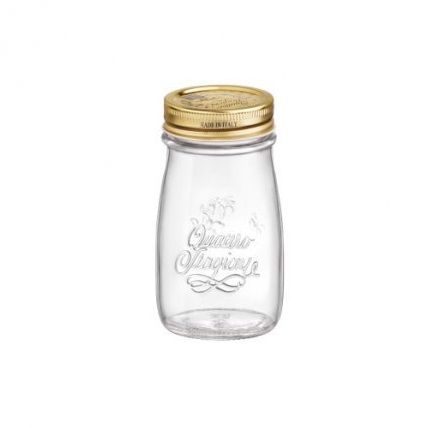 Hũ Thủy Tinh Nắp Vặn Quattro Bormioli Rocco 200ml