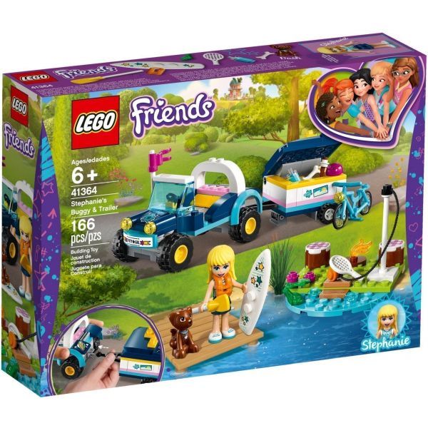Đồ Chơi Lego Friends Xe Đã Ngoại Kèm Vali Kéo Của Stephanie 41364