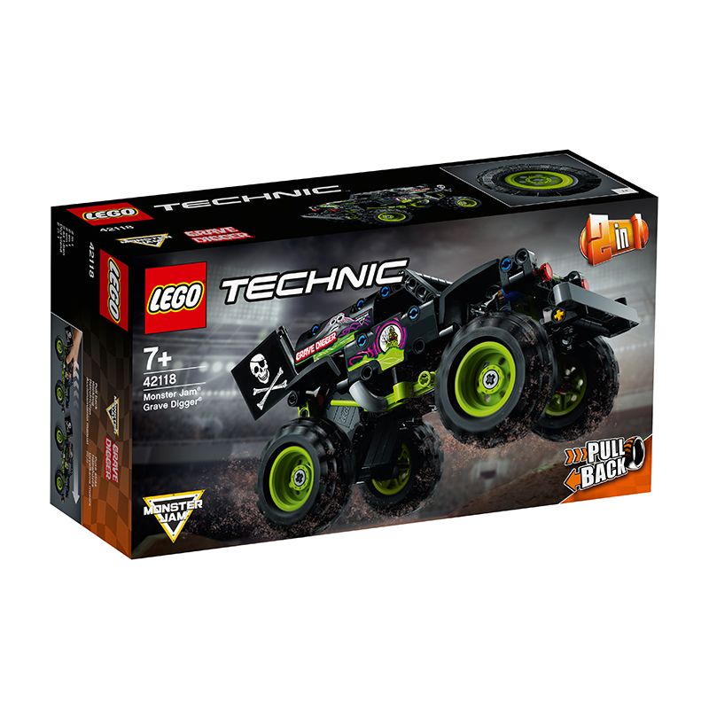 Đồ Chơi LEGO Chiến Xe Monster Jam Grave Digger 42118