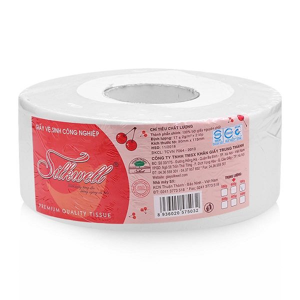 Giấy Vệ Sinh Công Nghiệp Silkwell (700g)