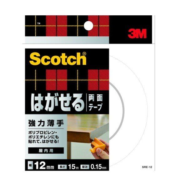 Băng Keo 2 Mặt Scotch SRE-12 12mm*15m