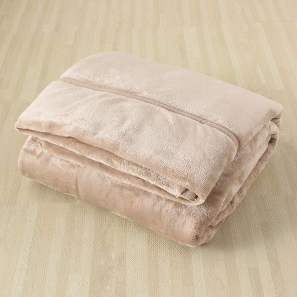 Chăn Len Bông Topvalu 200 x 220cm Màu Beige