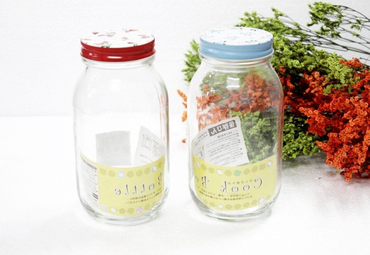 Lọ thủy tinh nắp kim loại 900ml