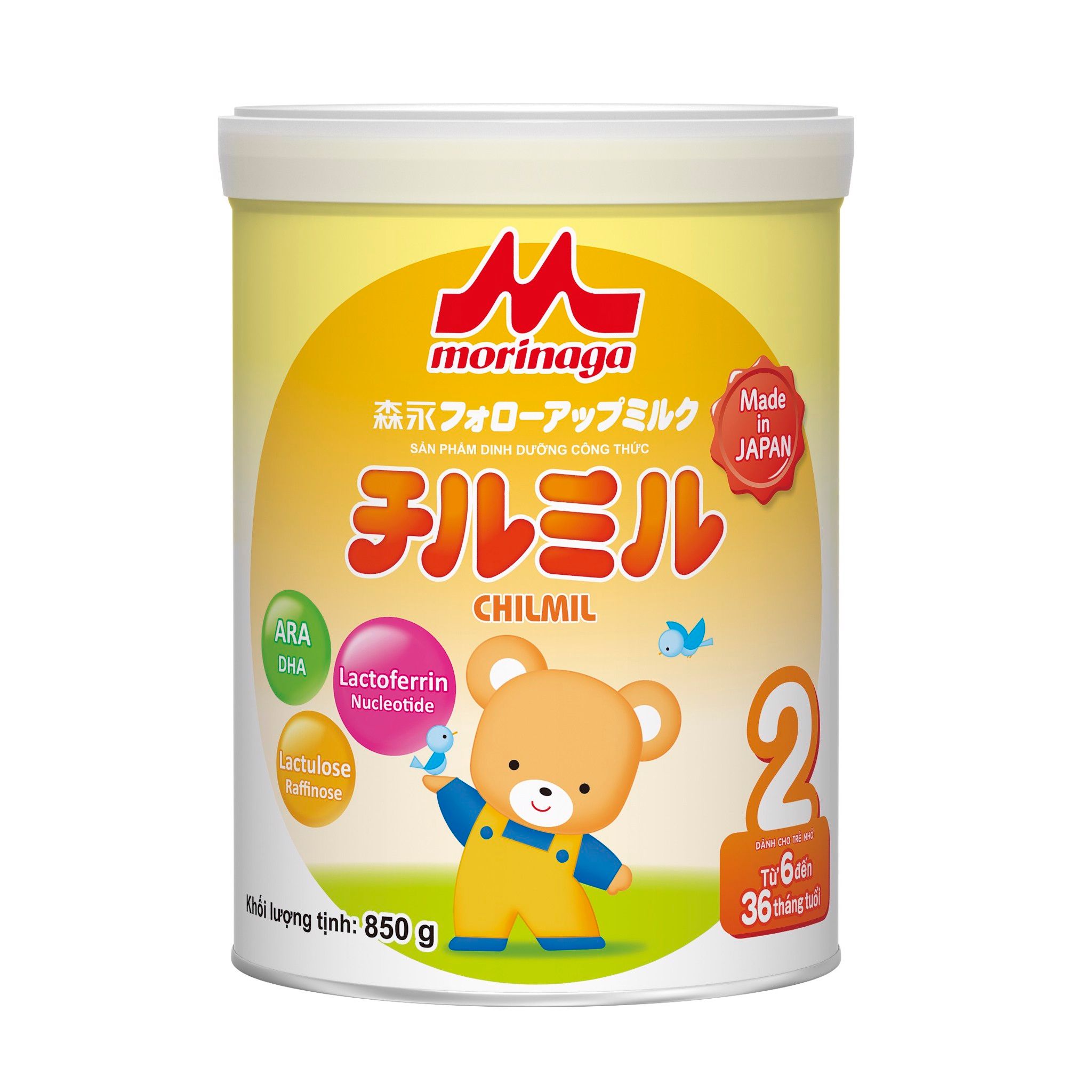 Sữa Morinaga Chilmil Cho Trẻ Từ 6-36 Tháng 850g