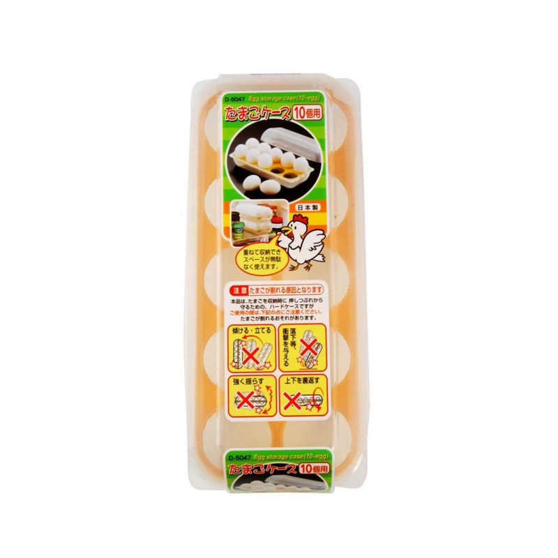 Khay đựng trứng 10 ngăn có nắp đậy