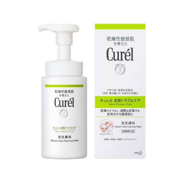 Sữa Rửa Mặt Dạng Bọt Dành Cho Da Dầu Curél 150ml