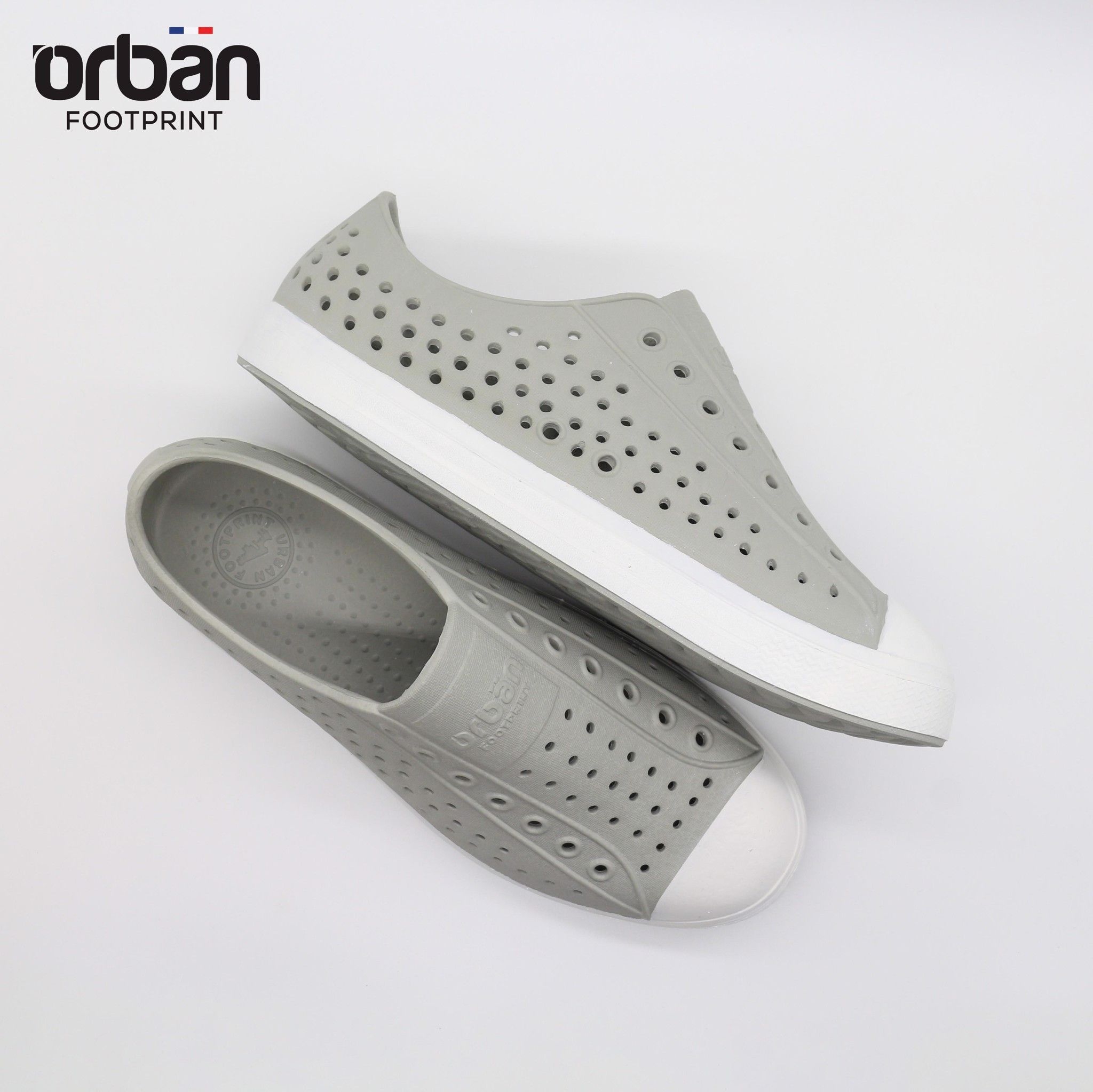 Giầy Lười Nữ PVC Ghi (Size 35-39)