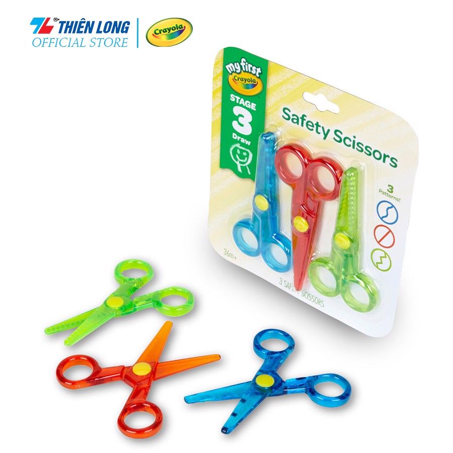 Bộ 3 Kéo An Toàn Cho Bé Crayola 811458