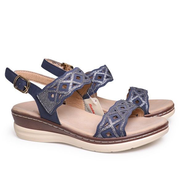 Sandal Nữ Màu Navy 661-9233 (Store 5703)