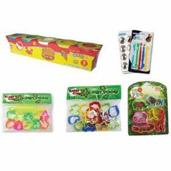 BỘT NẶN BÁNH KEM DOUGH 5 MÀU 500G DO-500-5 (SP)