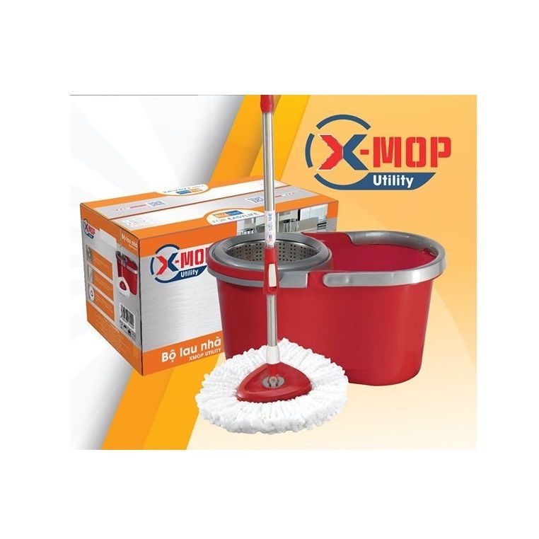 Bộ Lau Nhà XMop Utility Lau Góc 1 Bông