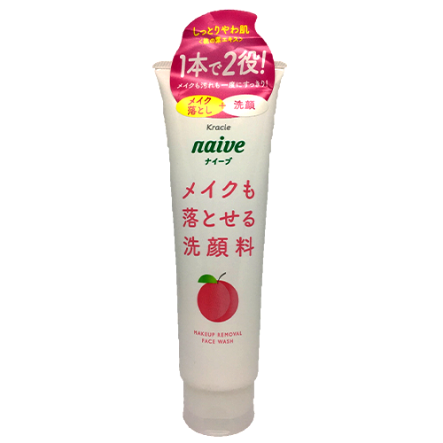 Sữa Rửa Mặt Kèm Tẩy Trang Naive Lá Đào 200G