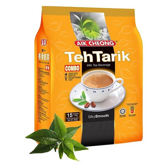 Trà Sữa Vị Cà Phê Aik Cheong Teh Tarik 4In1 15 Gói x 40g