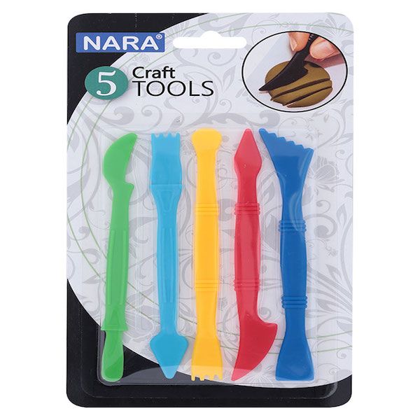 BỘ DAO CẮT ĐẤT NẶN 5 MÓN TOOLS-CRAFT