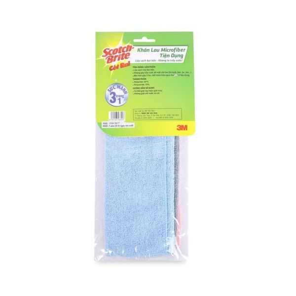 KHĂN MICROFIBER TIỆN DỤNG (30*30CM) (3 CÁI)